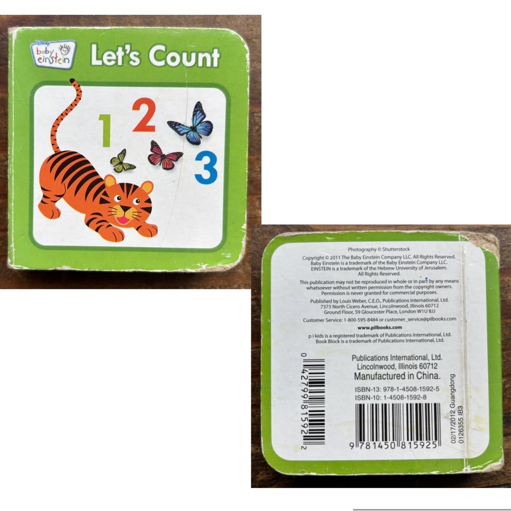 Set of 5 Children’s Learning Hardcover Board Books - Picture 14 of 15
